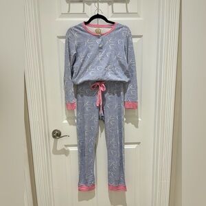 TBBC Women’s wimberley wine down pajama set in Wilmington wave, size XS